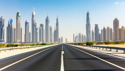 Dubai Road Pass Journey Travel services illustration Dubai Road Pass Journey Travel services illustration